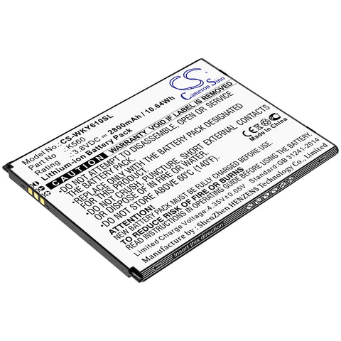 Cameron Sino CS-WKY610SL Battery 2800 mAh Li-ion — battery pack