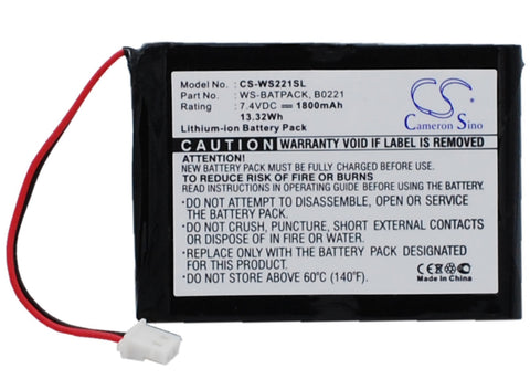William Sound Sorin Battery 7.4V 1800mAh - Compatible Replacement