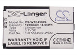 Bamboo CTH-670S Battery 3.7V 1200mAh - Compatible Replacement
