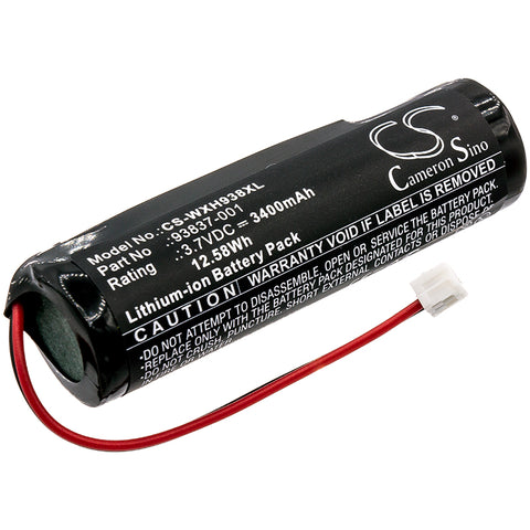 Wahl MH47682 Battery 3.7V 3400mAh - Compatible Replacement