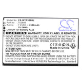 Cameron Sino CS-WYP500BL Battery 2600 mAh Li-ion — product view 2