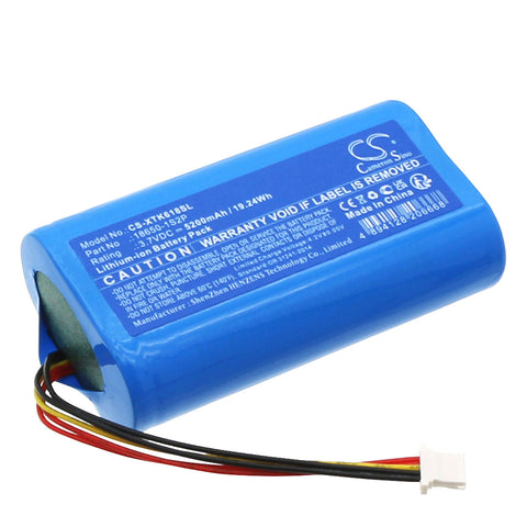 XTOOL 18650-1S2P Battery 3.7V 5200mAh Li-Ion - Compatible Replacement