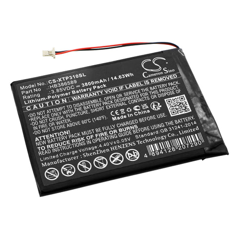 XTOOL AutoProPAD LITE Version Auto Key Programmer Battery 3.85V 3800mAh - Compatible Replacement