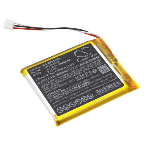 Xhorse AHT655060 Battery 3.7V 2500mAh Li-Polymer - Compatible Replacement
