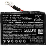 Zebra ZQ22-A0E01KE-00 Battery 7.4V 1500mAh - Compatible Replacement