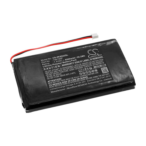 ZKTeco S922 Battery 7.4V 8000mAh - Compatible Replacement