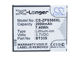 ZOPO ZP580 Battery 3.7V 2000mAh - Compatible Replacement