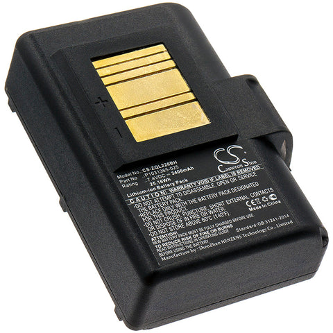Zebra BTRY-MPP-34MA1-01 Battery 7.4V 3400mAh - Compatible Replacement