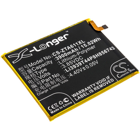 ZTE Blade Max 2s Battery 3.85V 3900mAh - Compatible Replacement