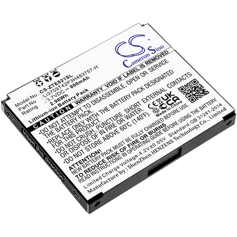 ZTE E821 Battery 3.7V 800mAh - Compatible Replacement