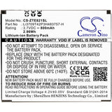 ZTE E821 Battery 3.7V 800mAh - Compatible Replacement