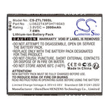 ZTE Blade A320 Battery 3.8V 2000mAh - Compatible Replacement