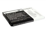 Virgin Mobile Awe N800 Battery 3.7V 1600mAh - Compatible Replacement