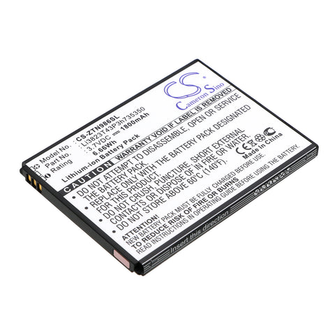T-Mobile Z64 4G HotSpot Battery 3.7V 1800mAh Li-Ion - Compatible Replacement
