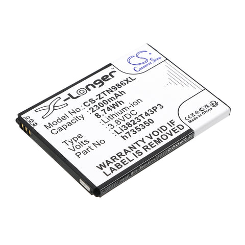 BoostMobile WARP SYNC Battery 3.8V 2300mAh - Compatible Replacement