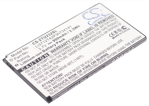 ZTE X920 Battery 3.7V 900mAh - Compatible Replacement