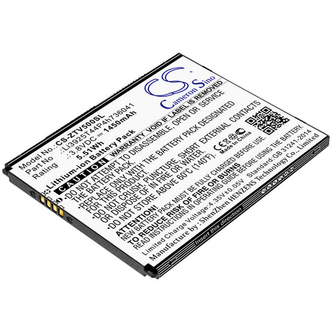 ZTE Blade Vantage 5 Battery 3.8V 1450mAh Li-Ion - Compatible Replacement