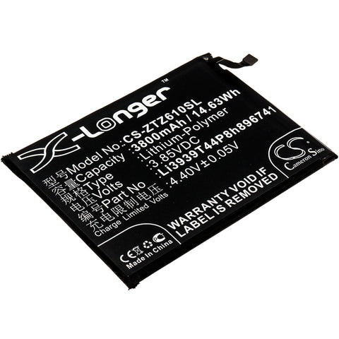 ZTE Blade Max View LTE Battery 3.85V 3800mAh Li-Polymer - Compatible Replacement