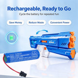 Zuru X-Shot Motor Soakers Mega Pulse Water Gun Battery 3.7V 2600mAh - Compatible Replacement
