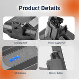 Dyson V10 Battery Replacement for Cordless Vacuum