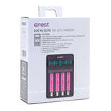 Efest LUC V4 Elite HD LCD 4 Channel Battery Charger, product view 4