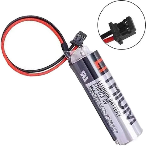 Toshiba ER6VC119B Battery Replacement for CNC - PLC
