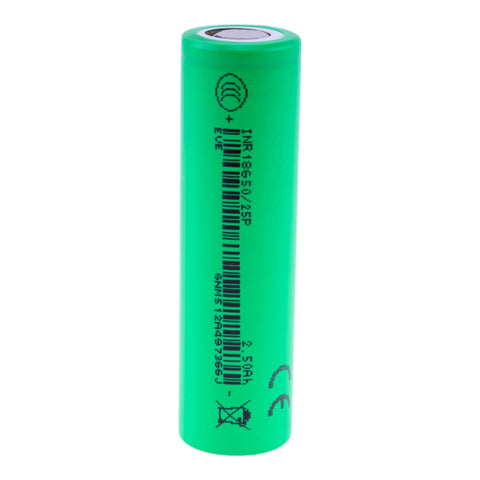 EVE 25P 18650 2500mAh 30A Battery