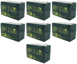 CSB EVX 1272 F2 Battery - 12 Volt 7.2 Amp Hour - .250" Terminals - 10 Pieces