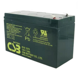 CSB EVX 1272 F1 Battery - 12 Volt 7.2 Amp Hour - .187" Terminals - 10 Pieces