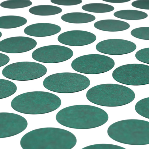 21700 Terminal Insulators Fish Paper – 20pcs Green Round Rings Solid
