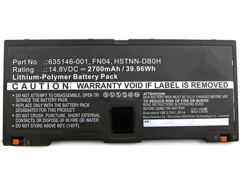 HP QK648AA Battery Replacement (2800mAh)
