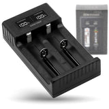 Hohm Tech Onyx 2 Channel Battery Charger with Matrix I/O Display, product view 2