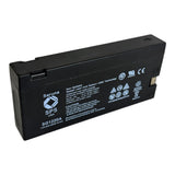 Sigma SG1220A 12V 2Ah AGM battery, label and terminal view