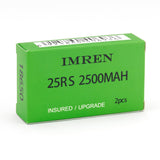 IMREN 25RS 18650 2500mAh 20A Battery, product view 6