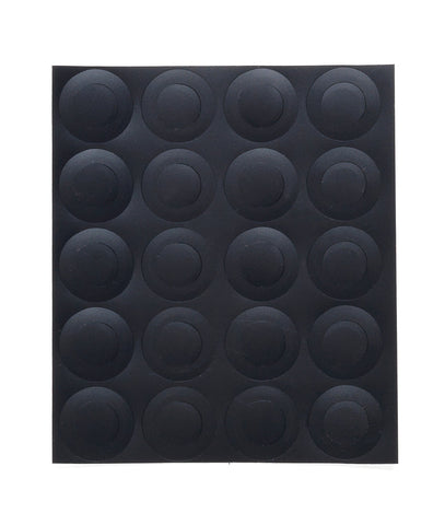 18650 Battery Terminal Insulators - 20pcs - Black Plastic