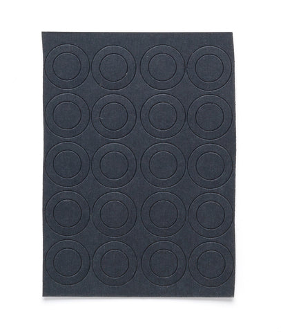 18650 Battery Terminal Insulators - 20pcs - Black Paper