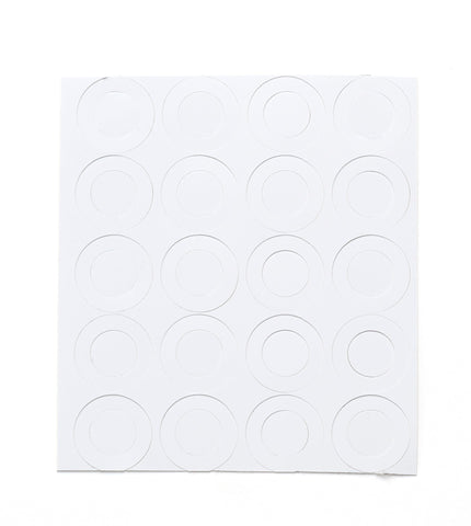 20700 Battery Terminal Insulators - 20pcs - White Plastic