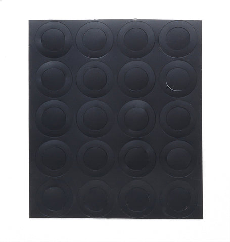 21700 Battery Terminal Insulators - 20pcs - Black Plastic