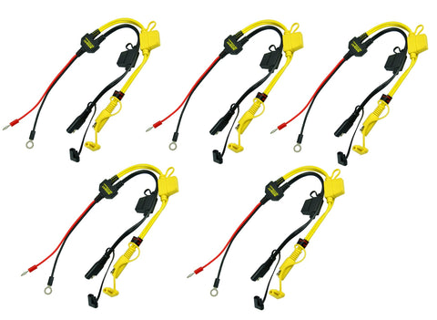 Motobatt MB-DFCL Charger Cable Lead 21" Ring Terminals
