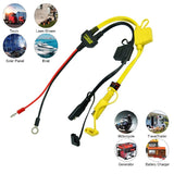 Motobatt MB-DFCL Charger Cable Lead 21" Ring Terminals