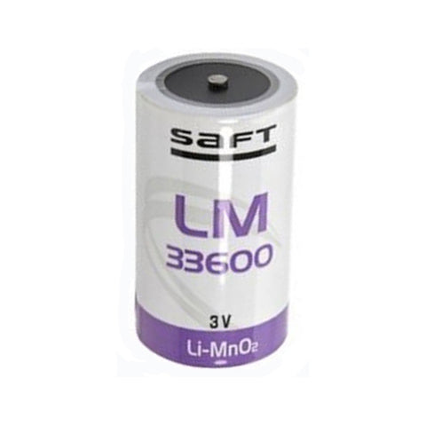 Saft LM33600 Battery - 3 Volt D Cell Lithium