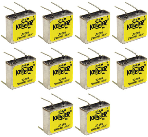Eagle Picher LTC-3PN Keeper Battery - 10 Pieces