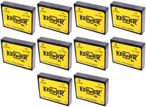 Eagle Picher LTC-7PMS Keeper Battery - 10 Pieces