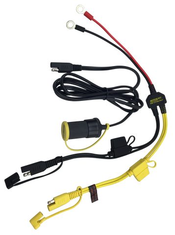 Motobatt MB-DFCLKIT Charger Cable Lead 2" Ring Terminals