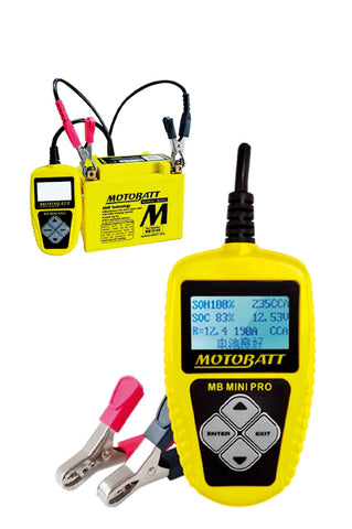 Motobatt MB-MINI PRO TESTER 12V Tester