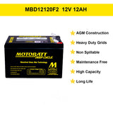 Motobatt MB12120F2 12V AGM Battery
