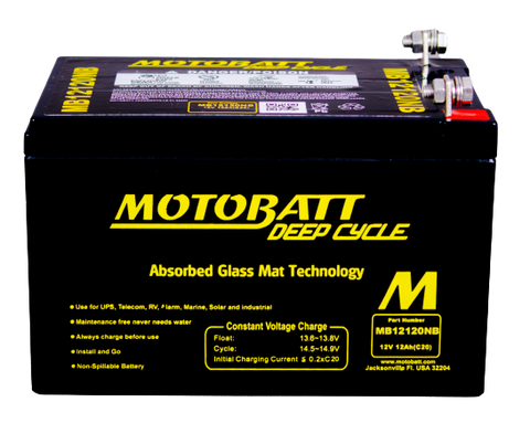 Motobatt MB12120NB 12V AGM Battery