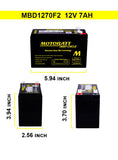 Motobatt MB1270F2 12V VRLA Battery