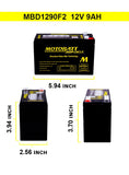 Motobatt MB1290F2 12V AGM Battery