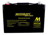 Motobatt MBD10512NB 12V AGM Deep Cycle Battery